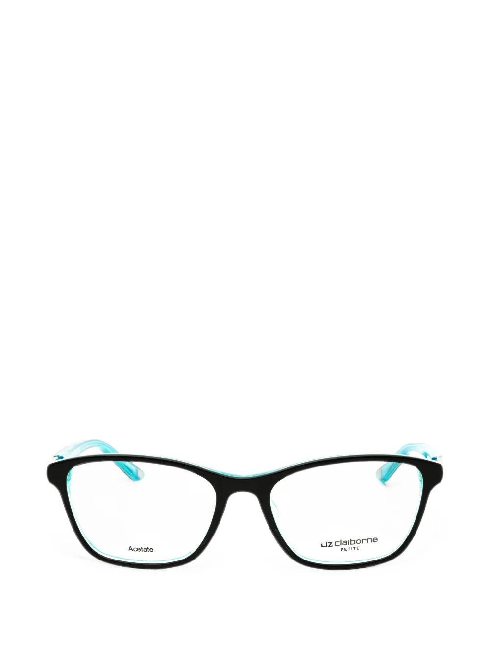 Tortoiseshell-Effect Rectangle-Frame Glasses by Liz Claiborne