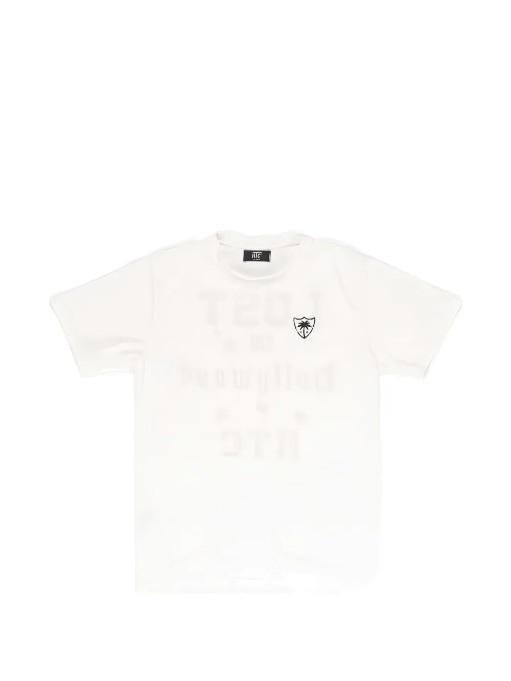 Printed Cotton T-Shirt by Htc Los Angeles