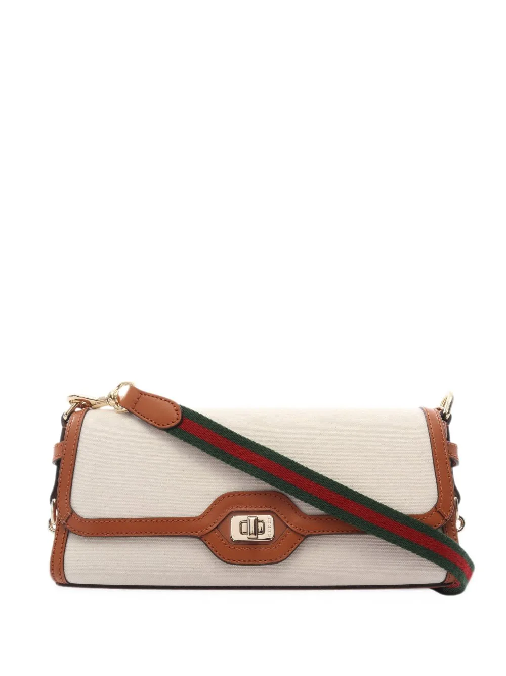 2010s Small Luce Leather-Trim Shoulder Bag by Gucci Pre-Owned