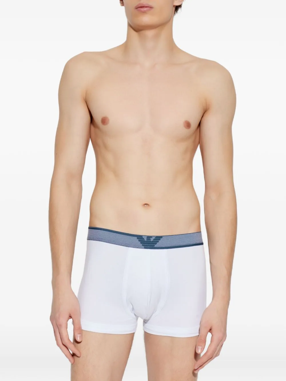 Logo-Waistband Boxer Shorts by Emporio Armani