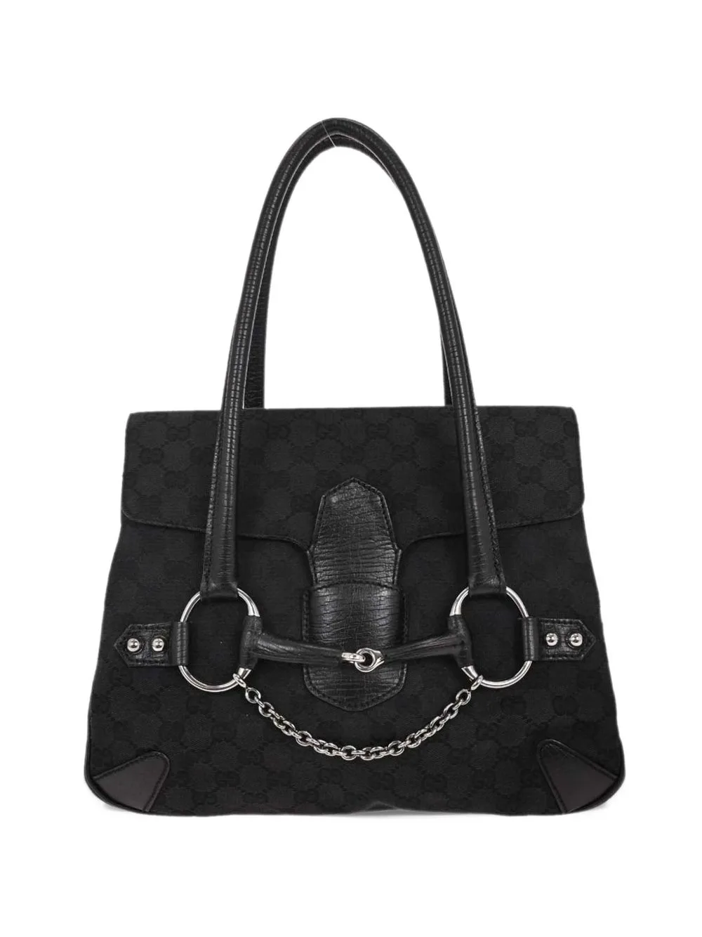 GG Supreme Horsebit Tote Bag by Gucci Pre-Owned