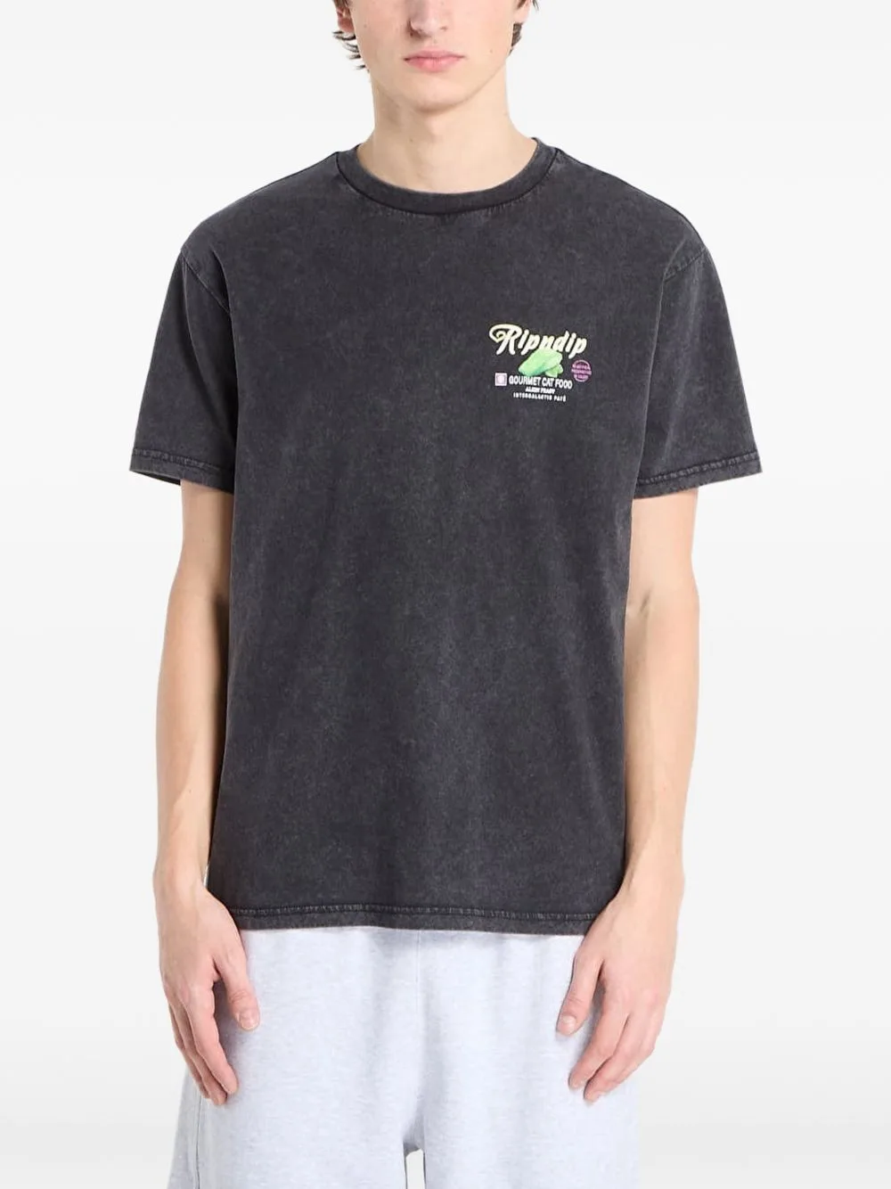 Gourmet Cat Food T-Shirt by Ripndip