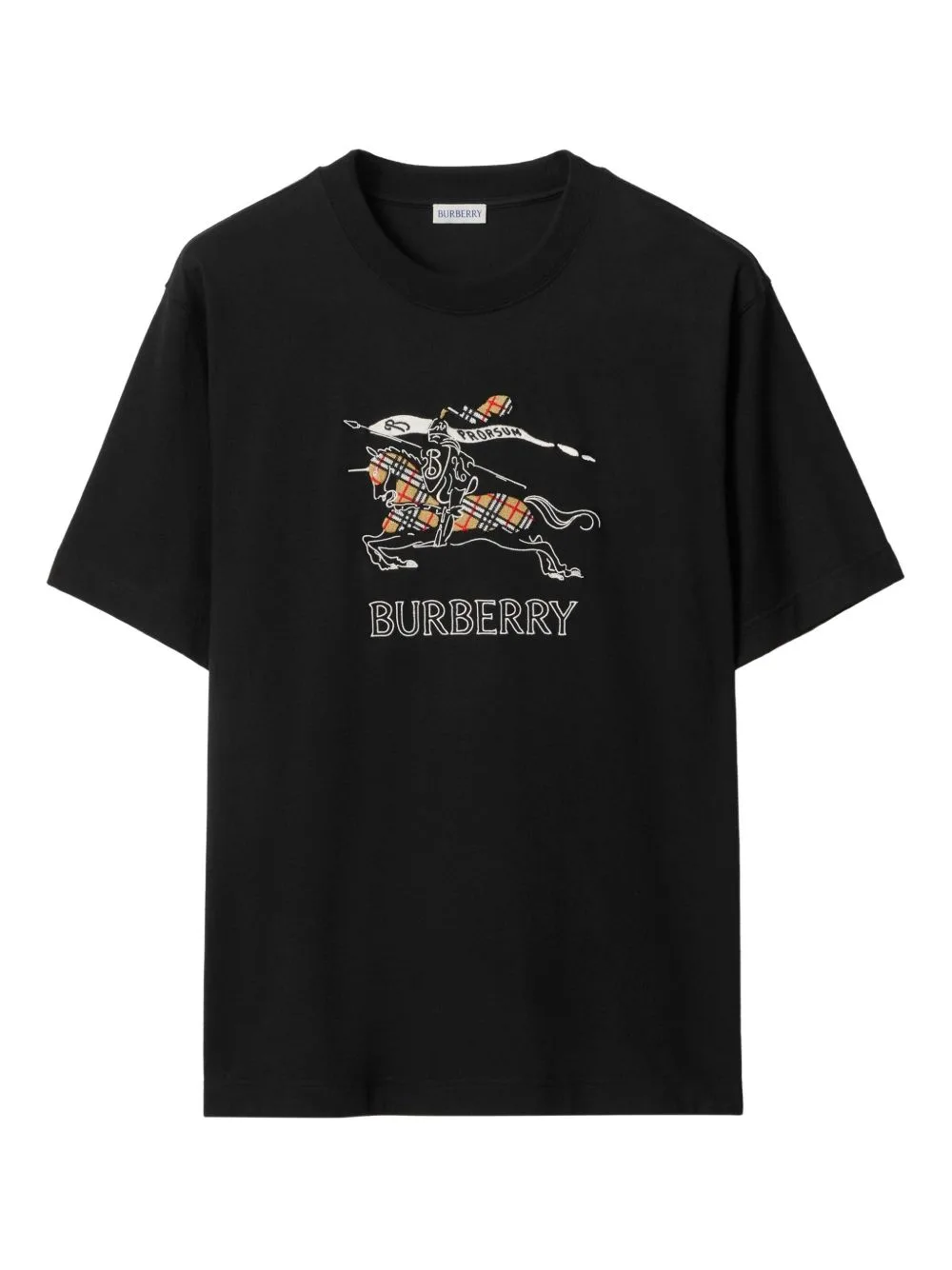 Equestrian Knight Cotton T-Shirt by Burberry