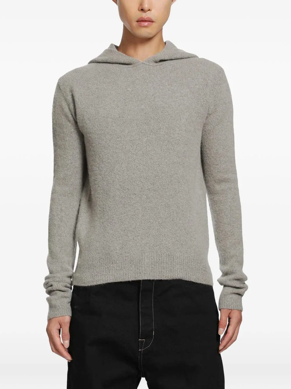 Tower Felted Hoodie by Rick Owens