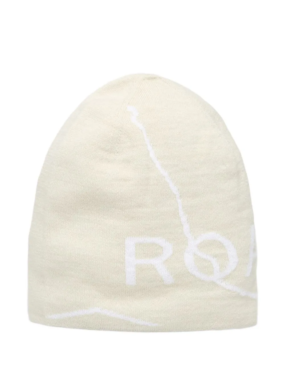 Logo-Intarsia Beanie Hat by ROA