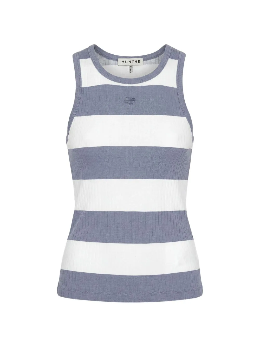 Tezza Striped Ribbed Top by MUNTHE