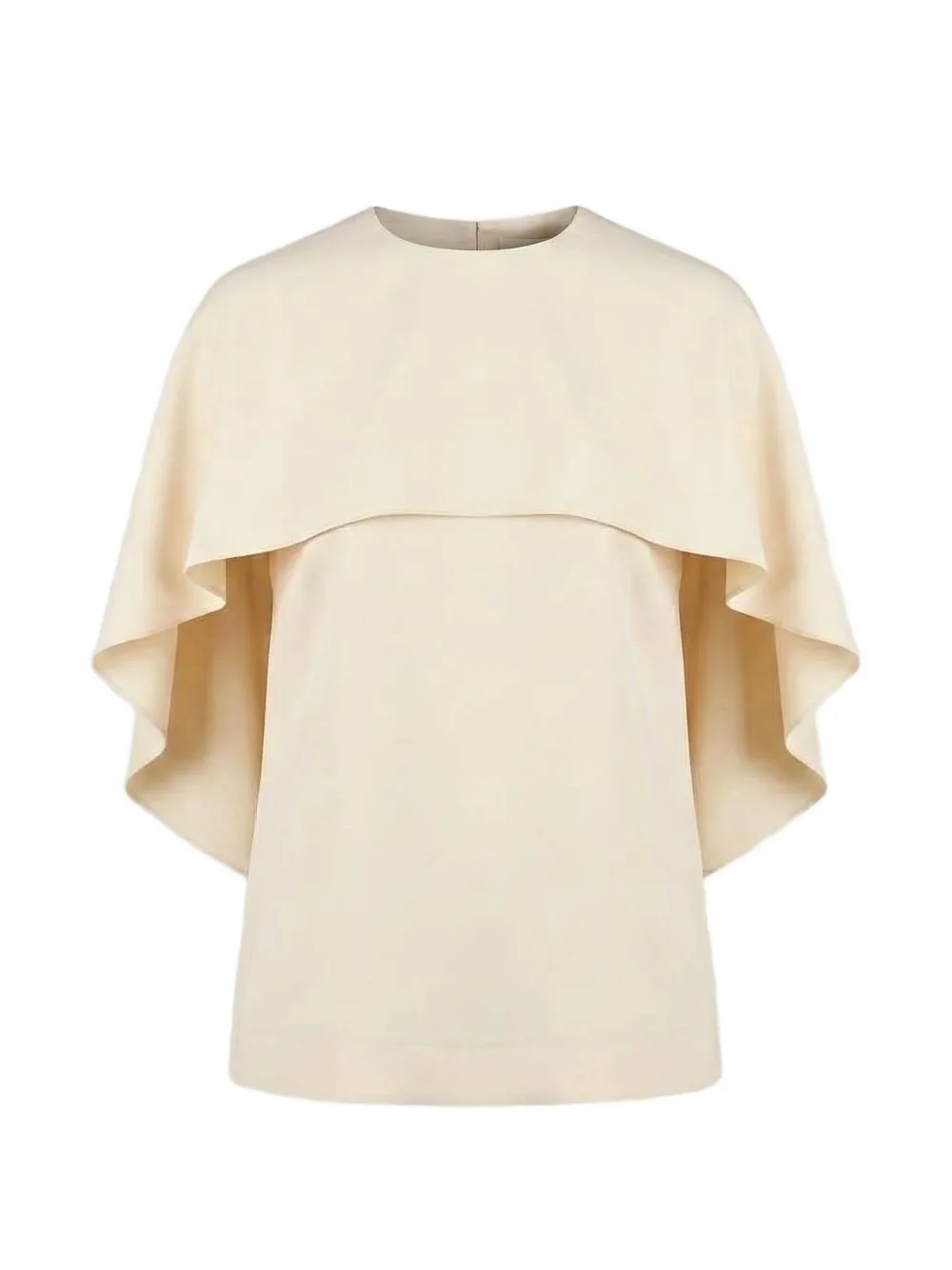 Cape-Panel Blouse by Alberta Ferretti