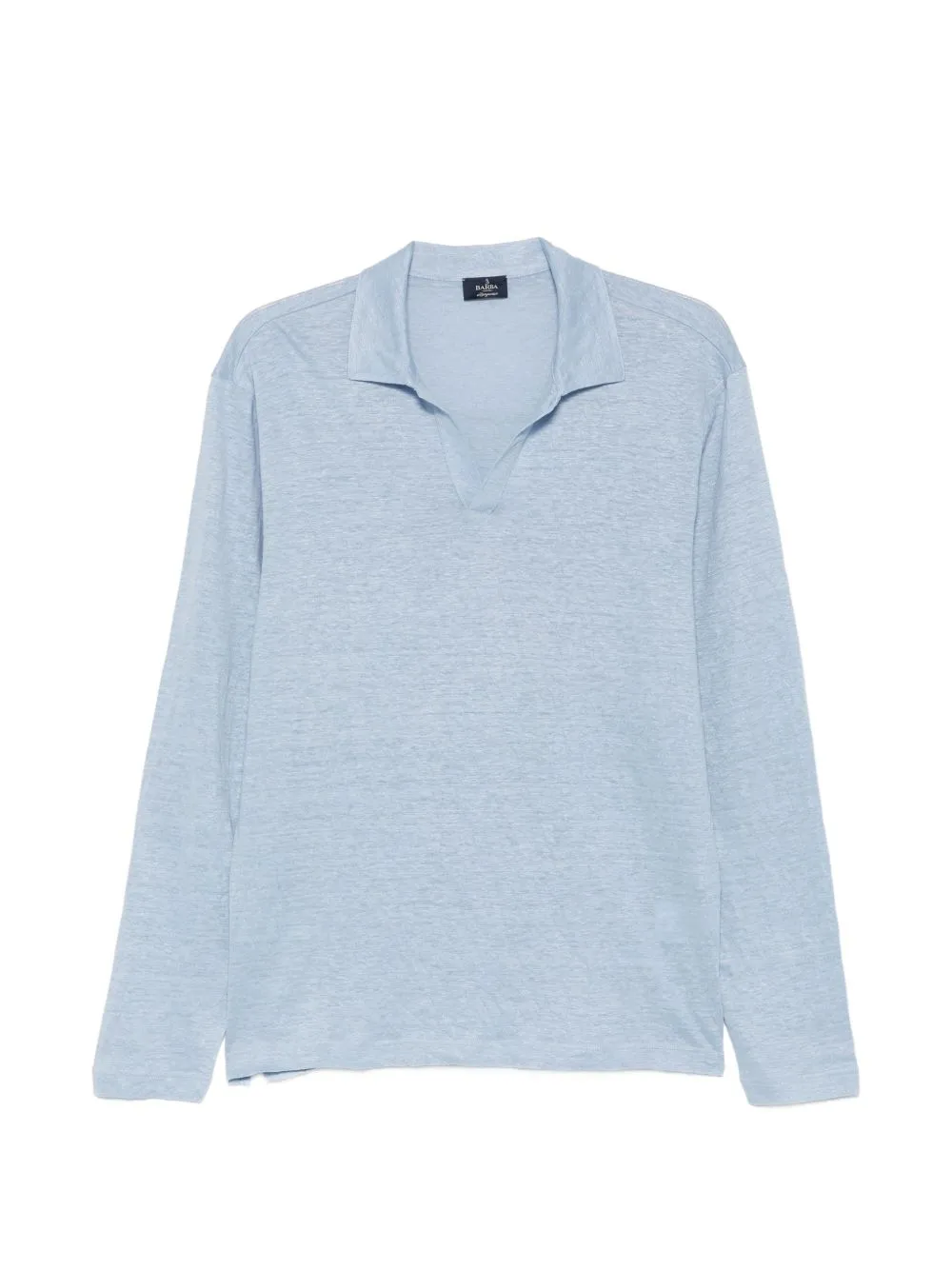 Long-Sleeve Polo-Collar T-Shirt by Barba