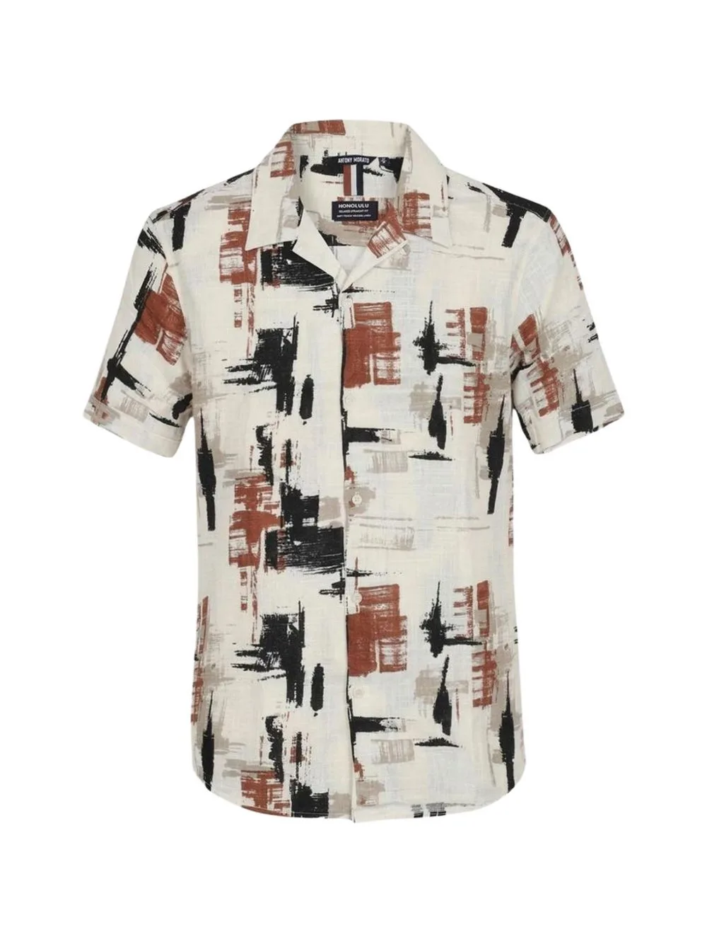 Abstract-Print Short-Sleeve Shirt by Antony Morato