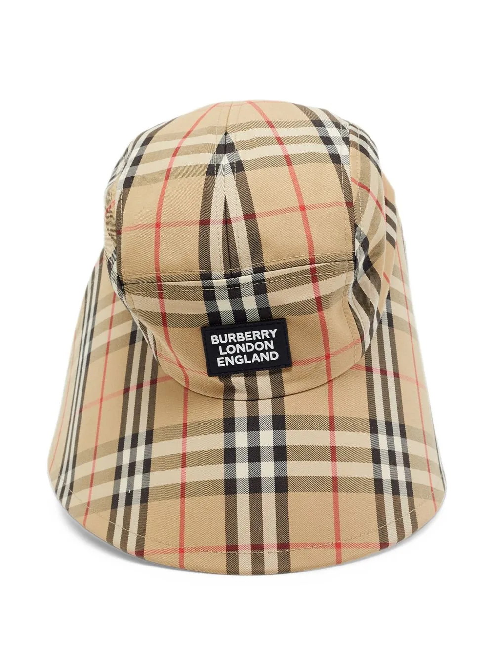 Checked Logo Cap by Burberry Pre-Owned
