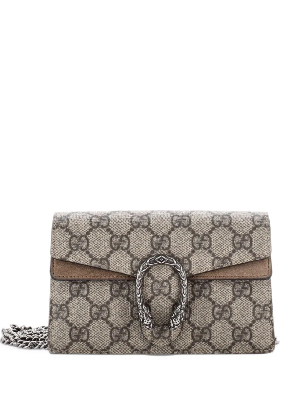 Dionysus Bag GG Coated Canvas Super Mini Crossbody Bag by Gucci Pre-Owned