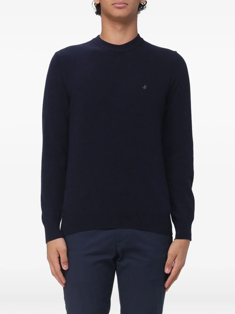 Logo-Embroidered Elbow-Patch Sweater by BROOKSFIELD