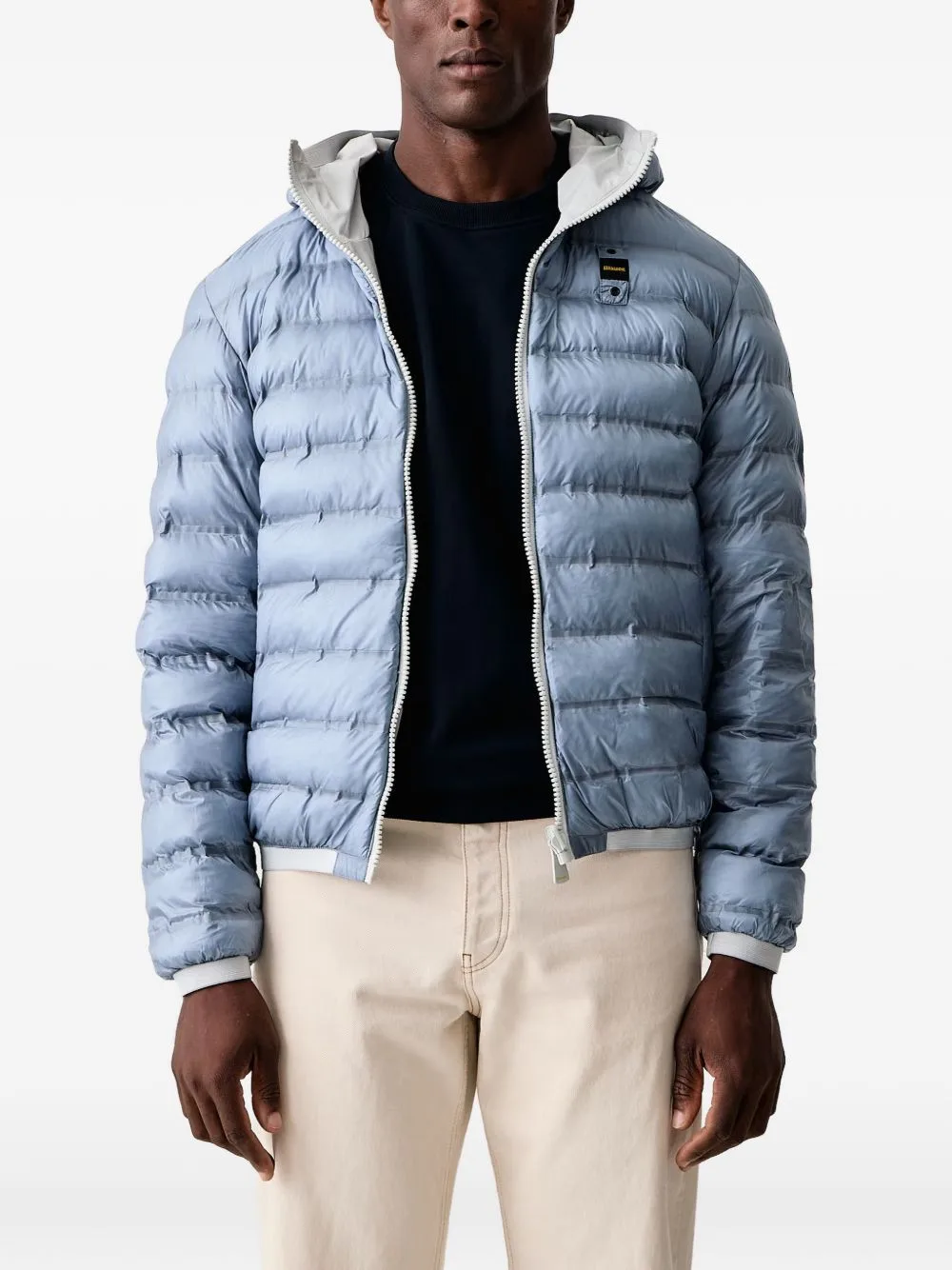 Donald Reversible Hooded Puffer Jacket by Blauer