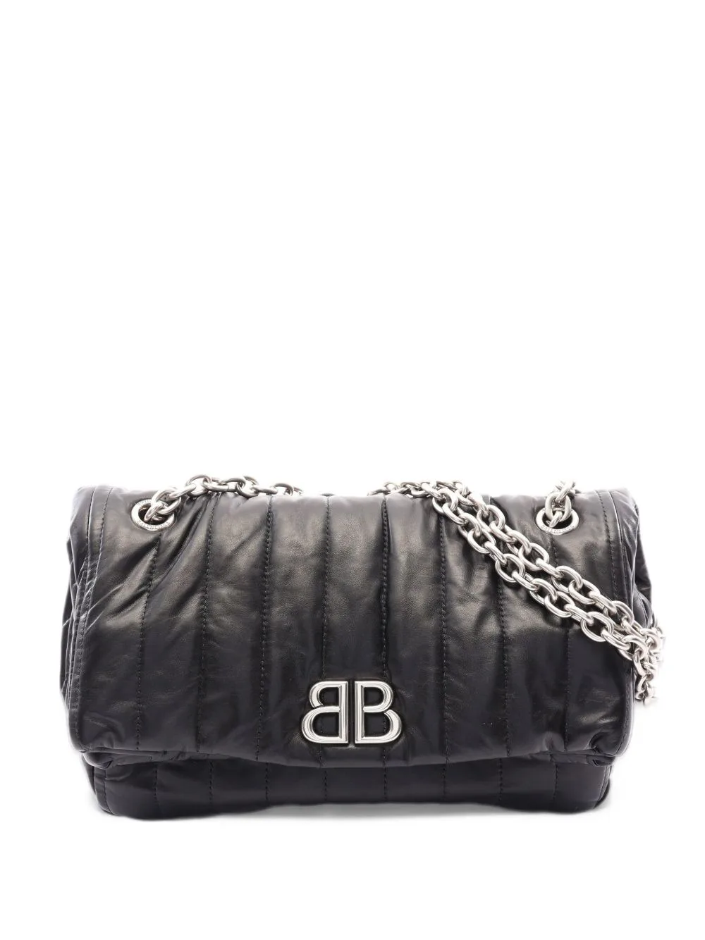 2010s Small Monaco Quilted Chain Shoulder Bag by Balenciaga Pre-Owned