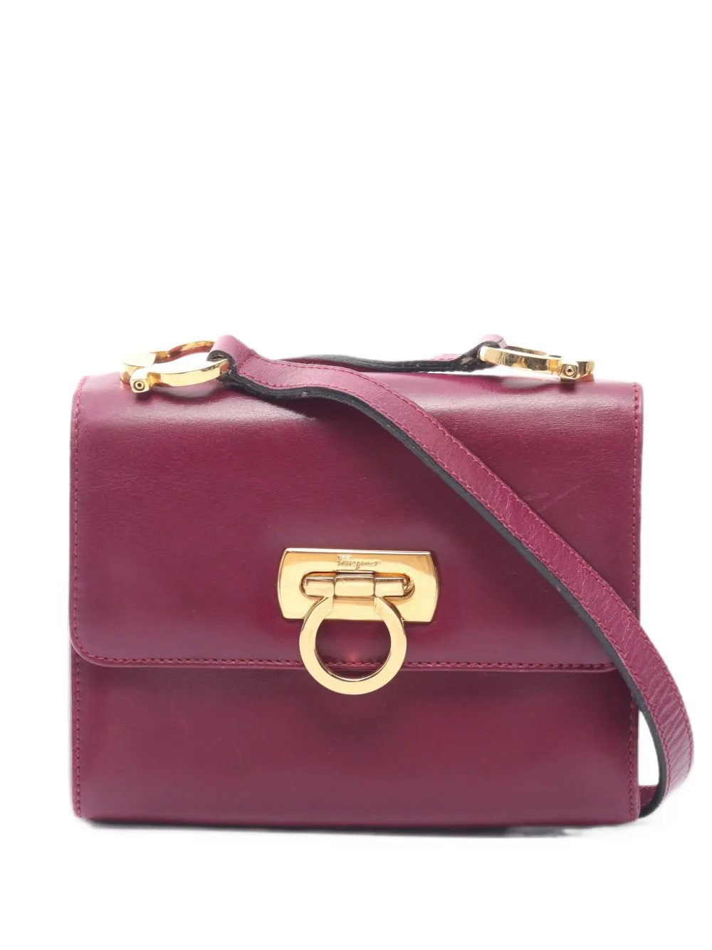 2000s Gancini Shoulder Bag by Ferragamo Pre-Owned