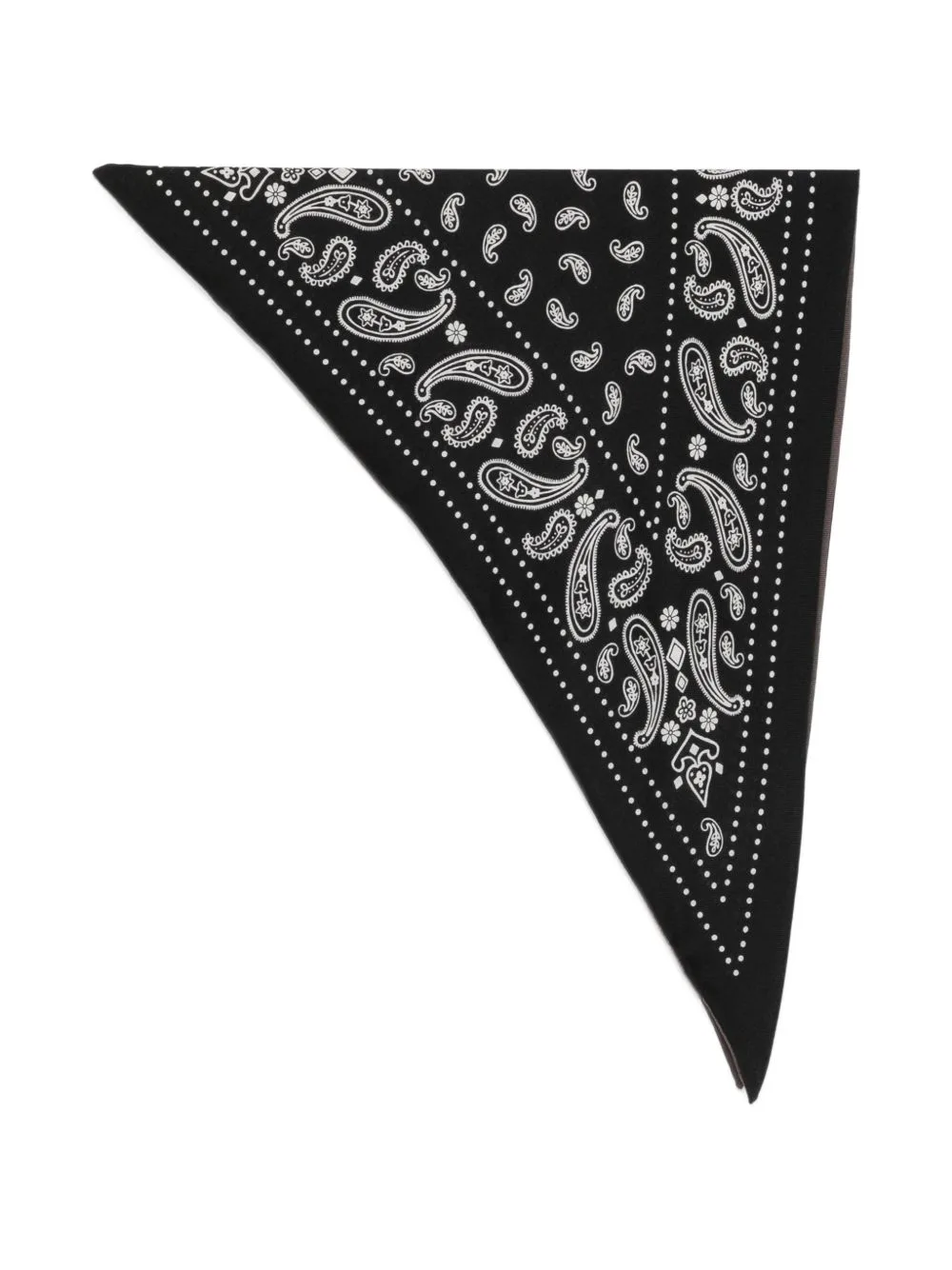 Paisley-Print Triangular Scarf by Destin