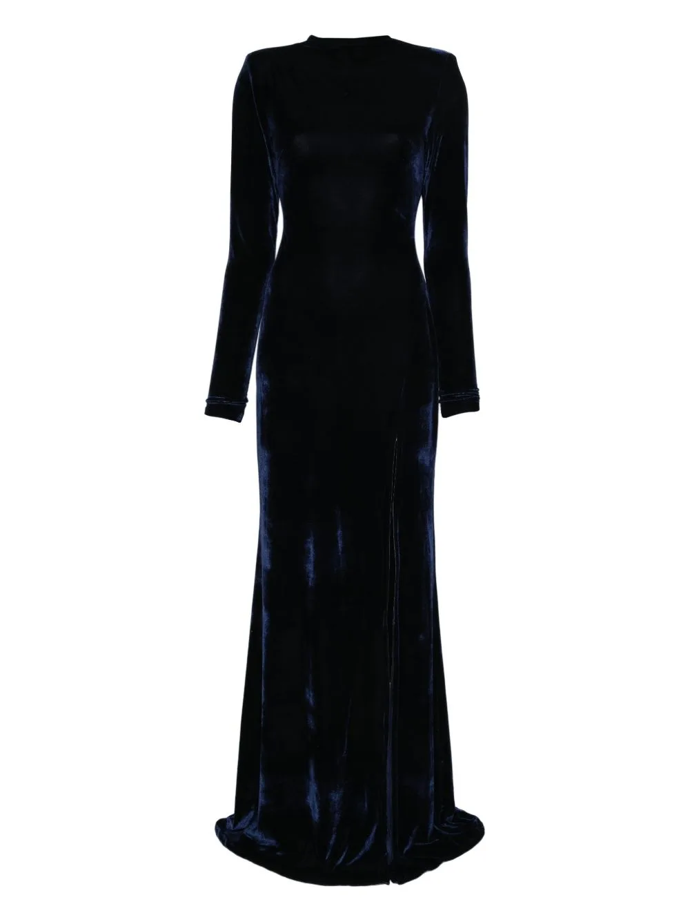 Long-Sleeve Slit Maxi Dress by MIAU by Clara Rotescu