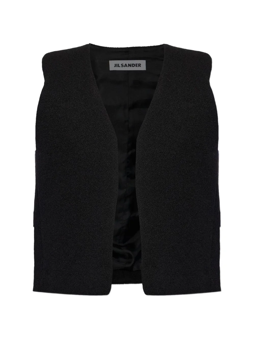 Textured Wool Vest by Jil Sander