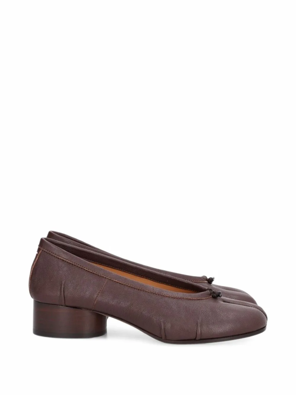 Tabi Leather Pumps by Maison Margiela