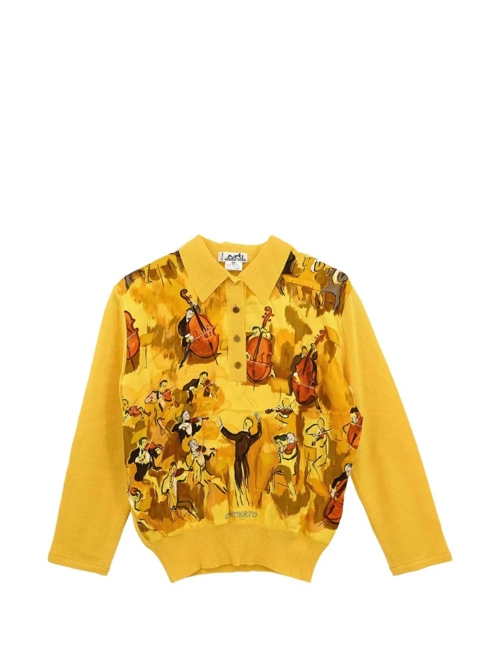 1980 Concerto Twillaines Polo Shirt by Hermès Pre-Owned