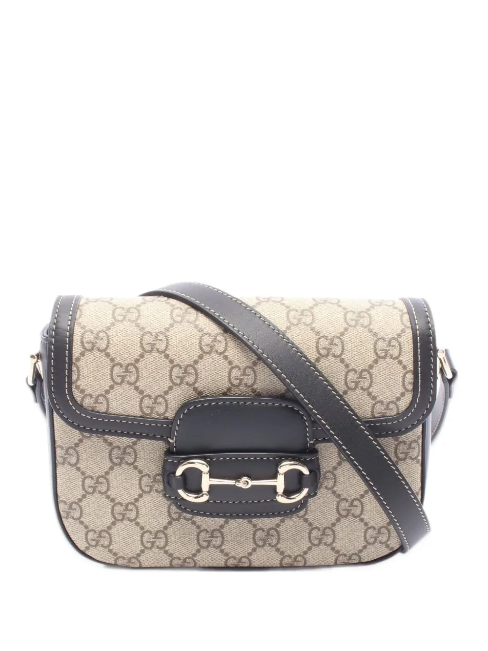 2010s Horsebit 1955 GG Supreme Shoulder Bag by Gucci Pre-Owned
