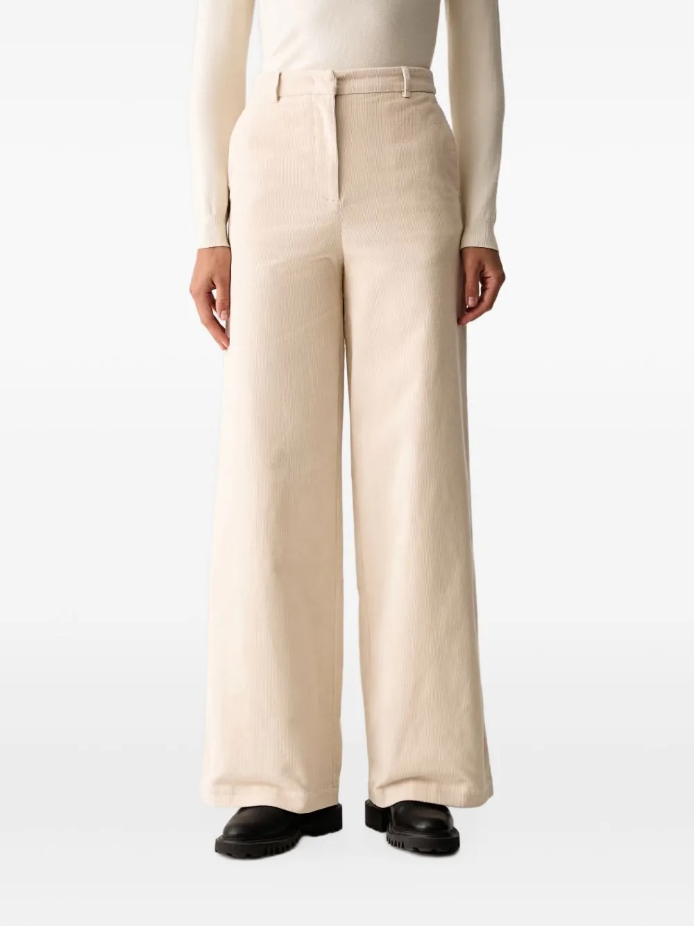 Velvet Palazzo Pants by Colmar