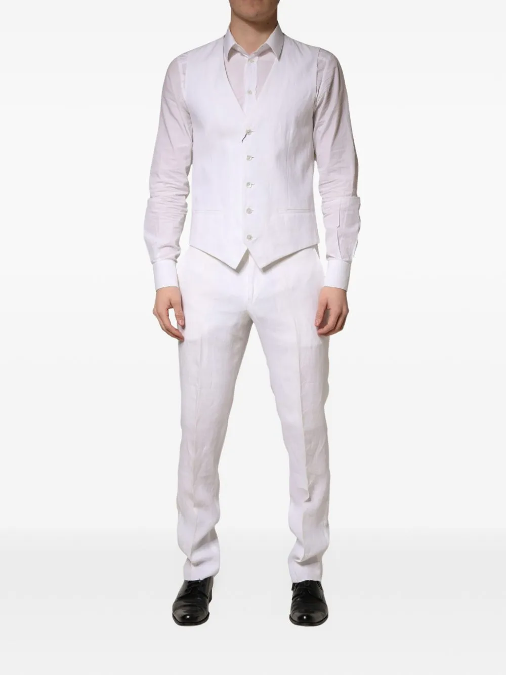 Sartoria Linen Suit by Dolce & Gabbana