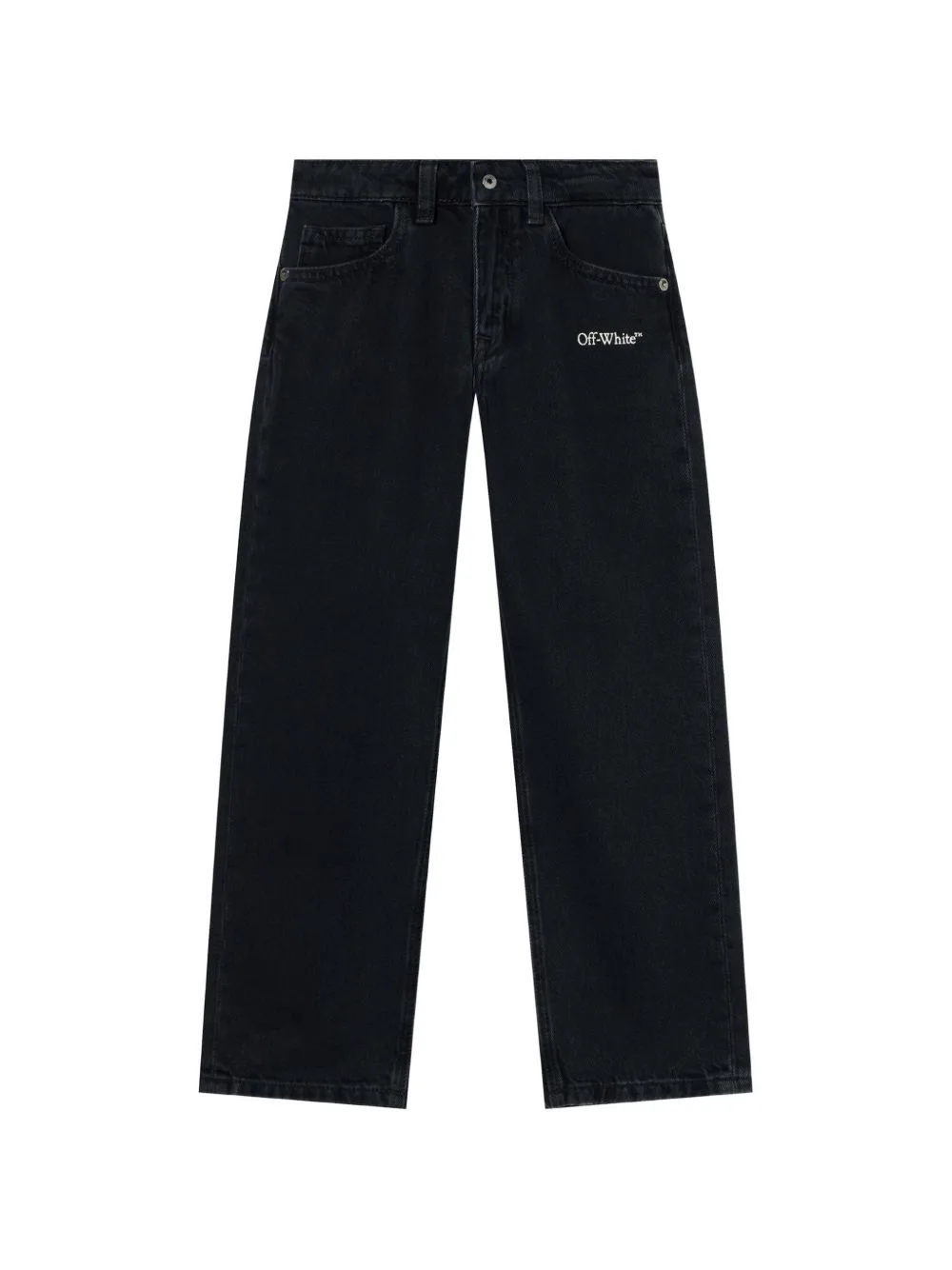 Diagonal Marker Denim Jeans by Off-White Kids