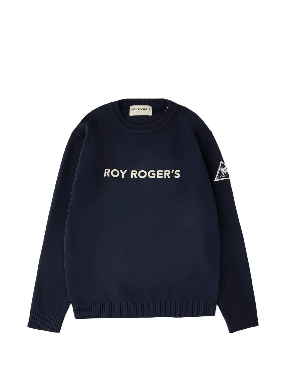 Logo-Embroidered Crew-Neck Sweater by Roy Rogers Kids