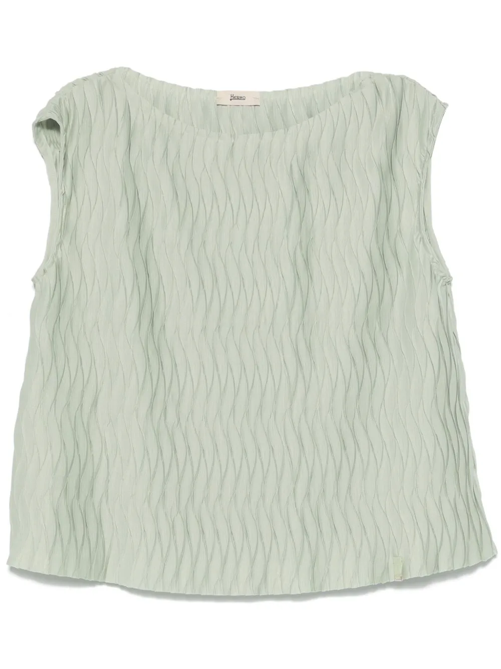 Wrinkled-Effect Top by Herno