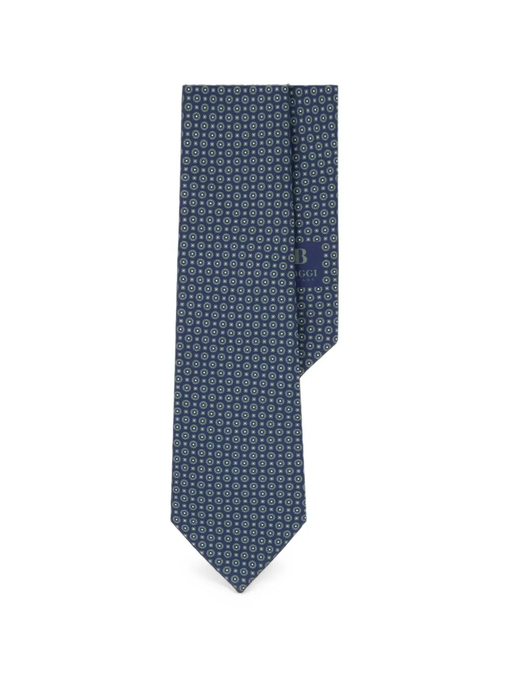 Tie Medallion-Pattern Silk by Boggi Milano
