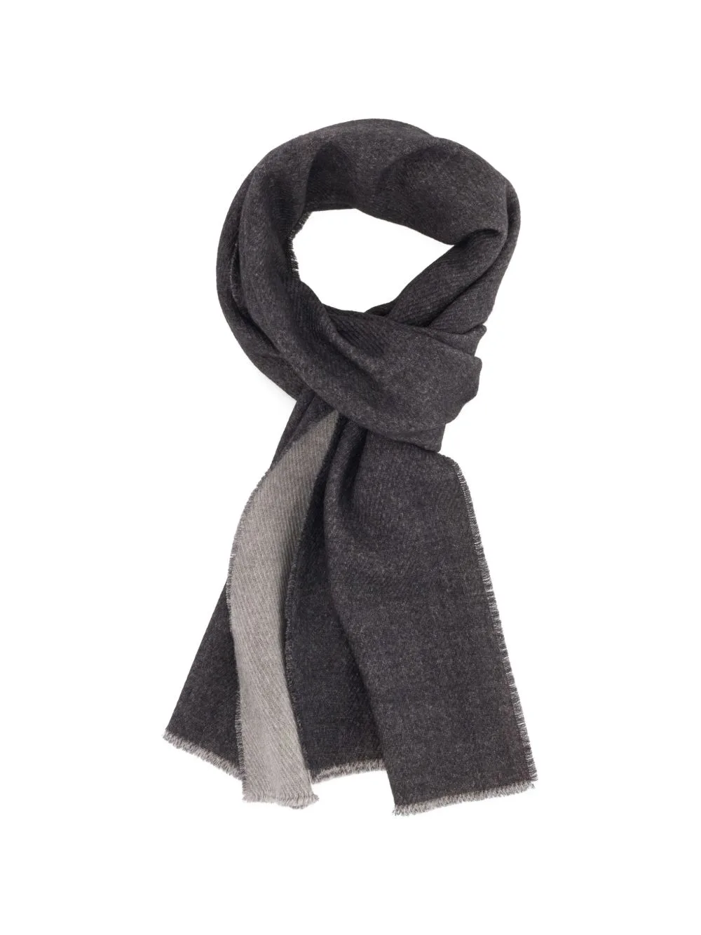 Scarf in Wool with Drill Reinforcement by Boggi Milano