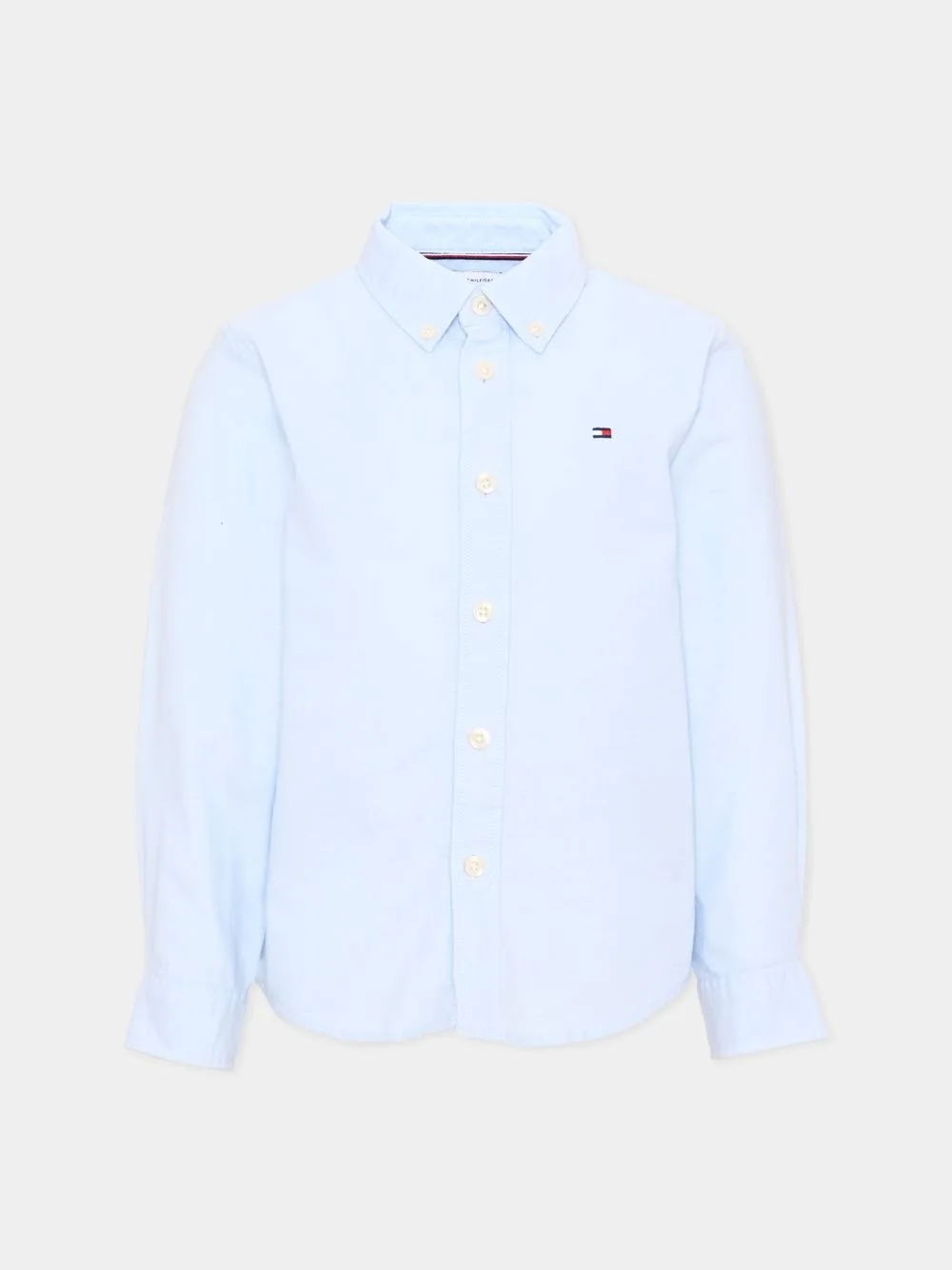 Embroidered-Logo Button-Down Shirt by Tommy Hilfiger Junior