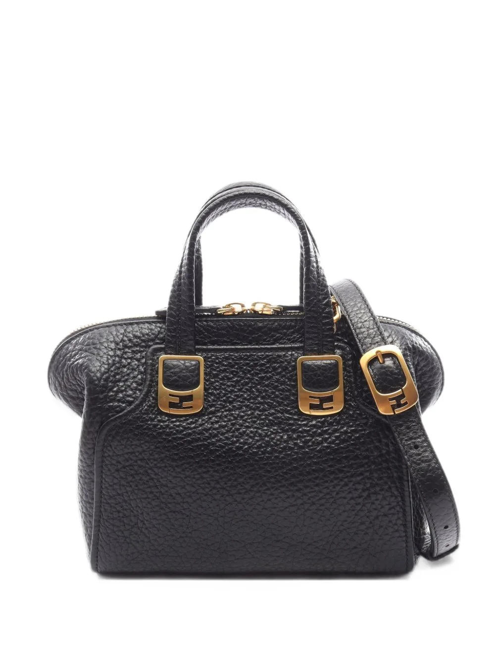 2010s Chameleon Leather Handbag by Fendi Pre-Owned