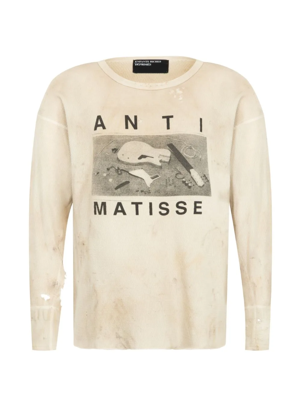 Graphic-Print Distressed T-Shirt by Enfants Riches Déprimés