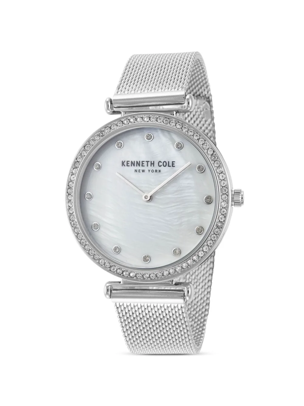 Crystal Bezel Mesh-Strap 36mm Watch by KENNETH COLE