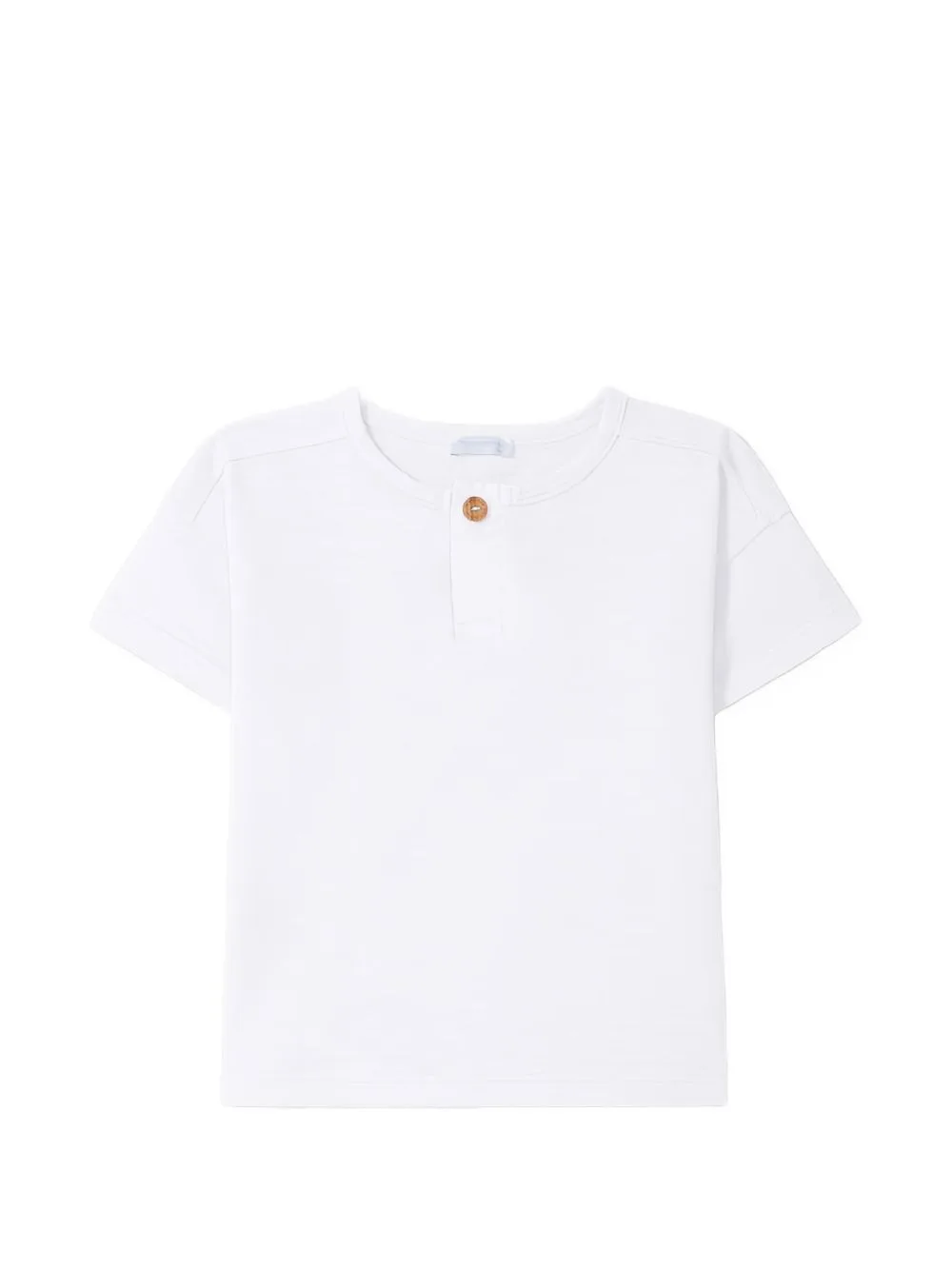 Button-Placket T-Shirt by LARANJINHA