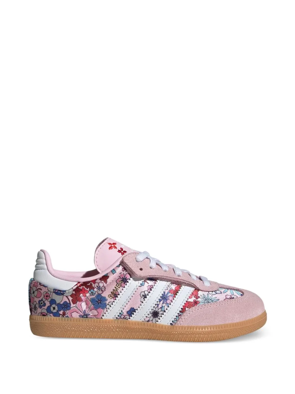 Liberty London Samba OG Comfort Closure Elastic Lace Shoes by adidas Kids