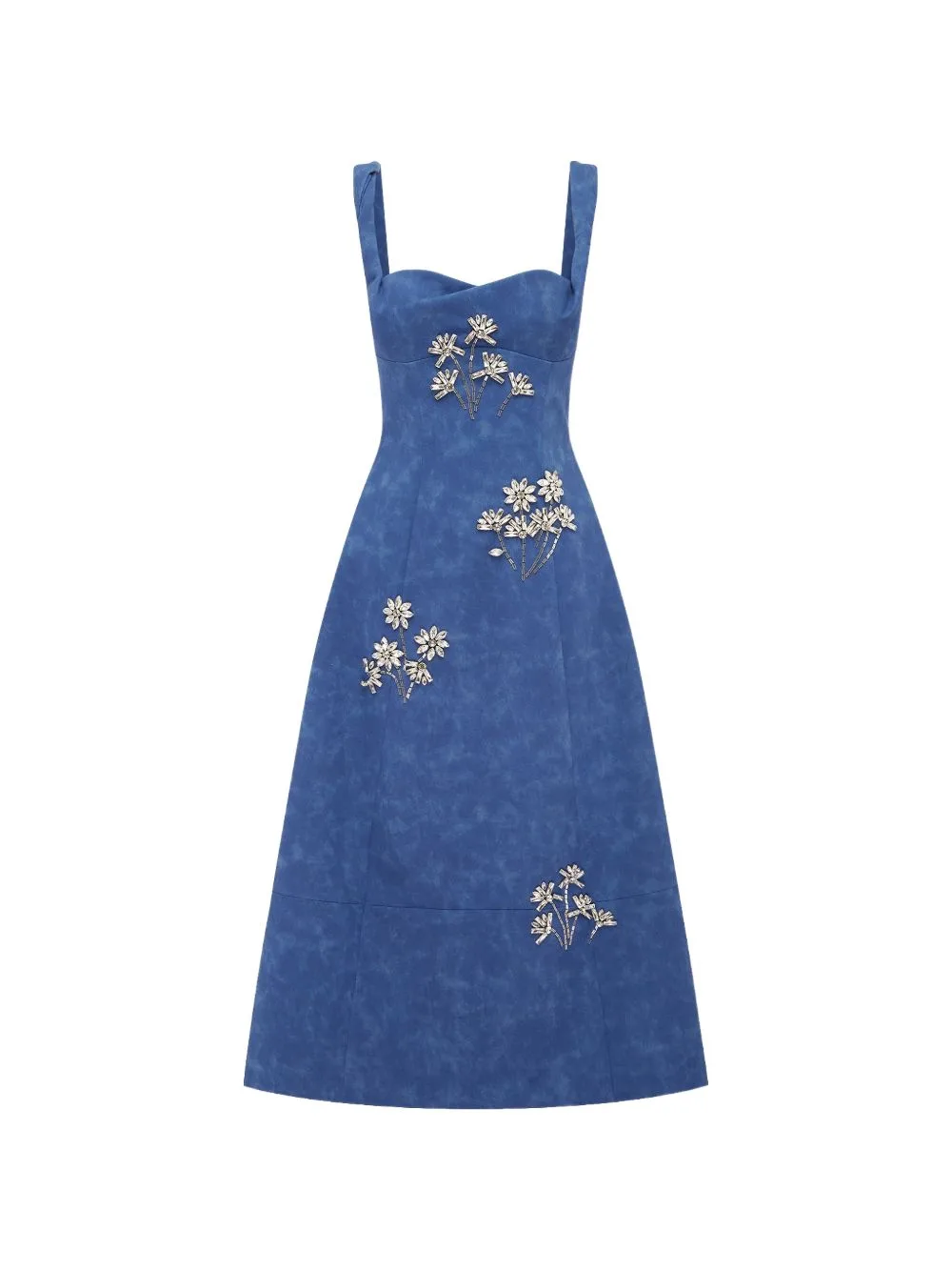Beatrice Crystal-Embellished Midi Dress by Leo Lin