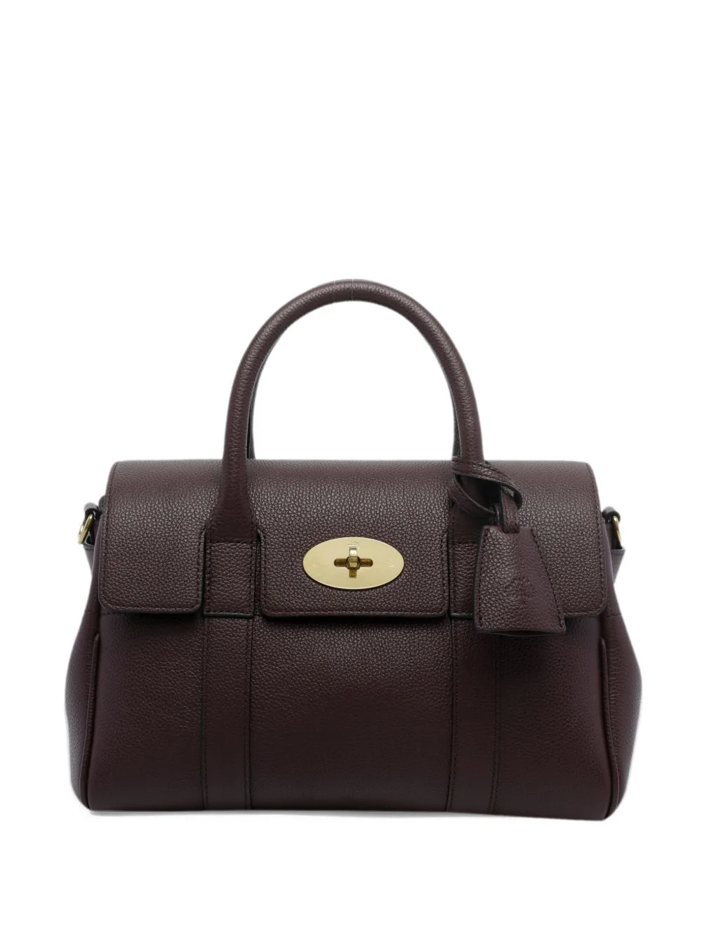 Small Bayswater Leather Satchel Bag by Mulberry