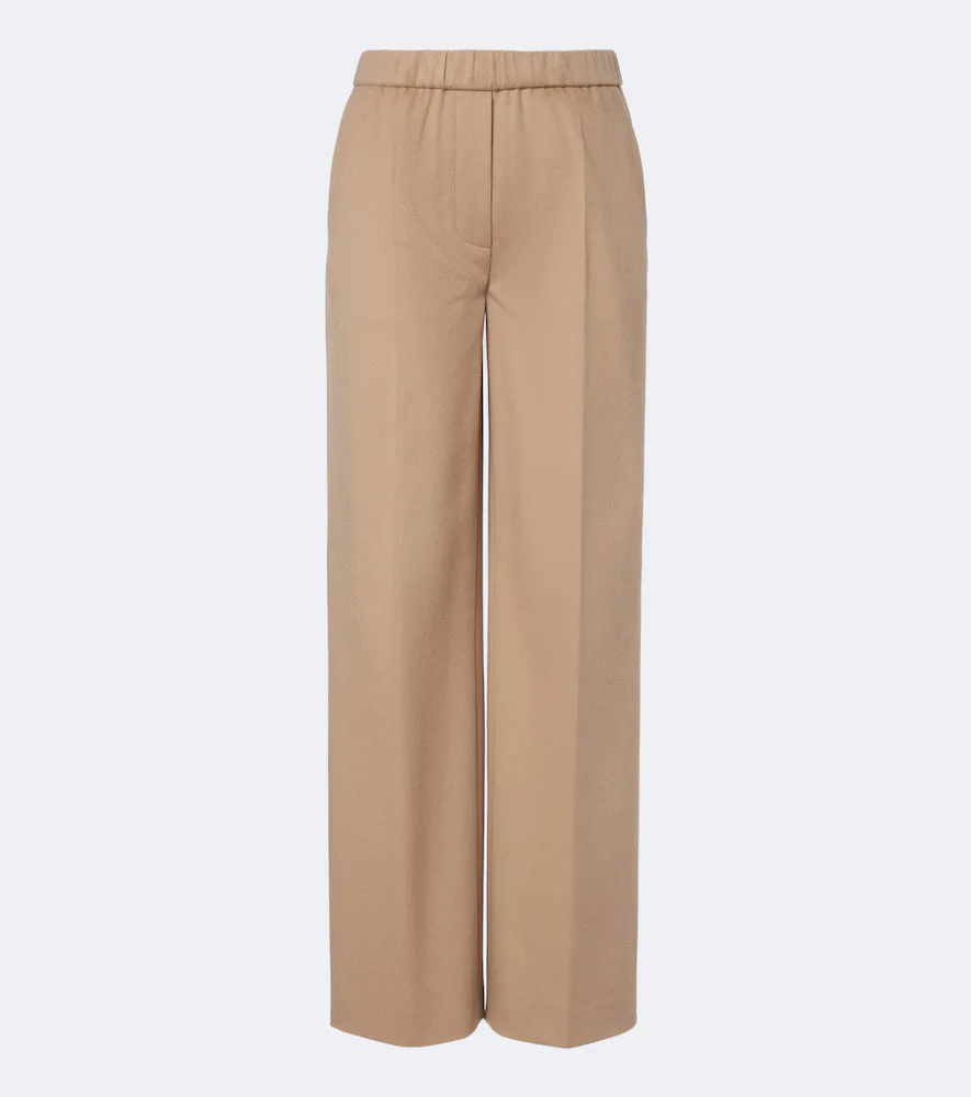 Soft Silhouettes Wool Wide-Leg Pants by Dorothee Schumacher