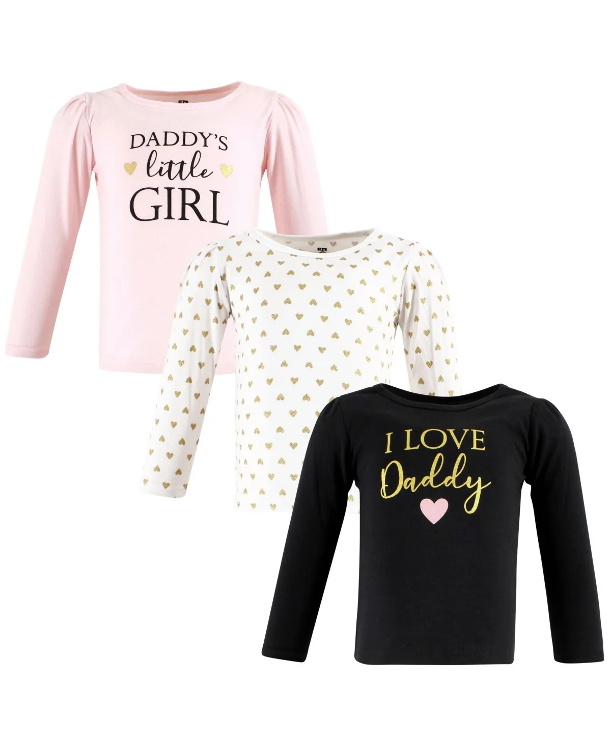 3Pk Long Sleeve T-Shirts by Hudson Baby