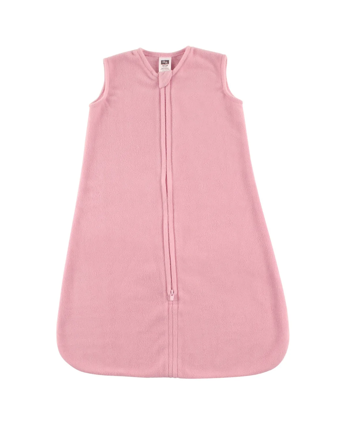 Plush Sleeping Bag, Sack, Blanket, Solid Light Pink Fleece by Hudson Baby