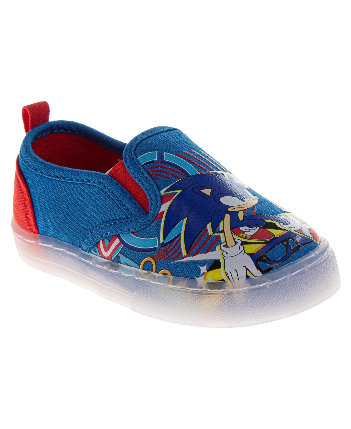 Sega Slip on Canvas Casual Sneakers by Sonic The Hedgehog