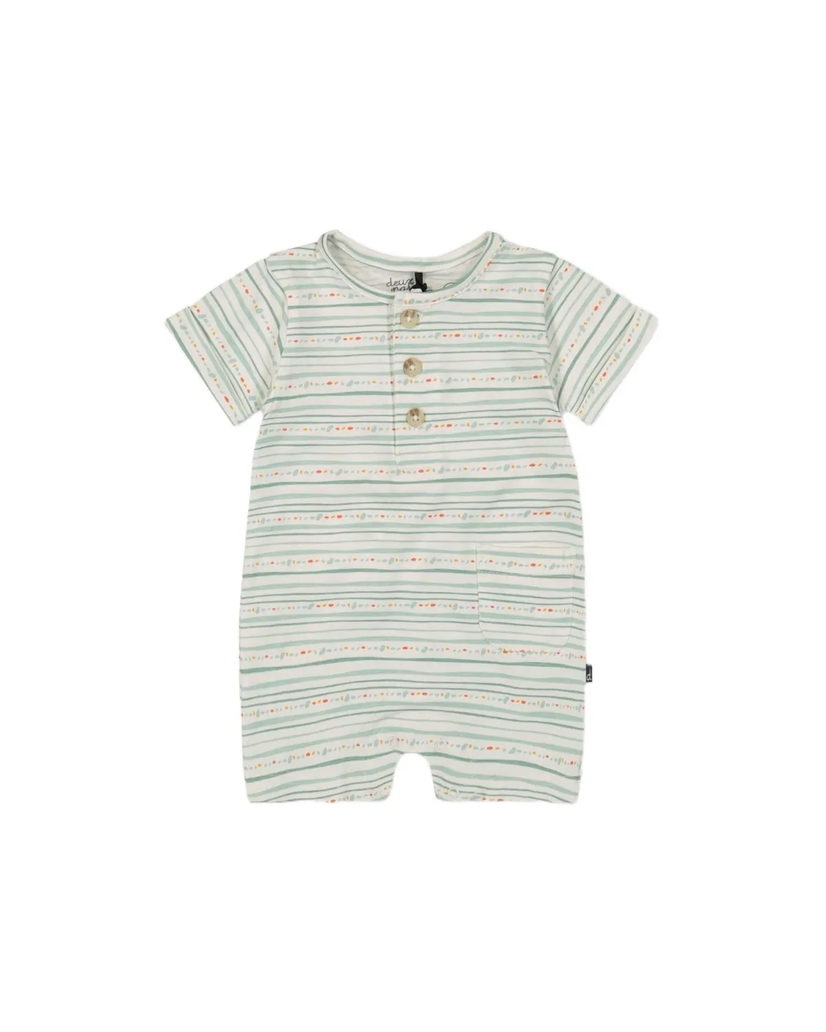 Cotton Romper by Deux Par Deux
