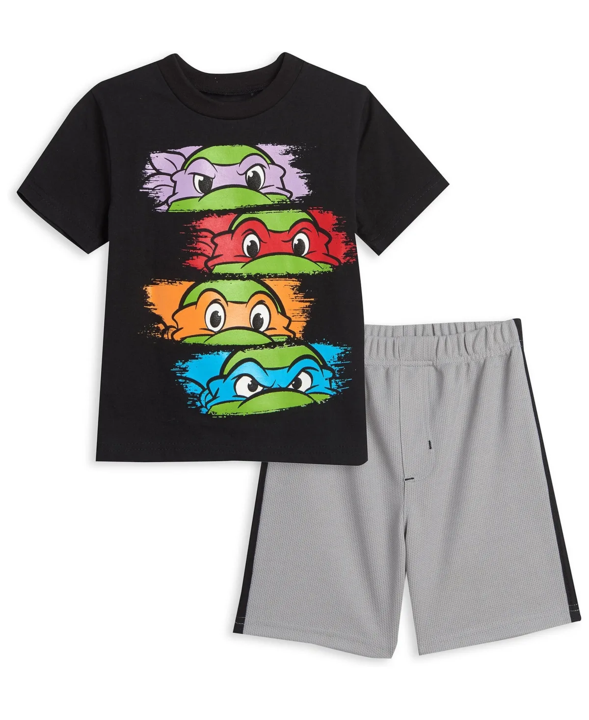 Nickelodeon Teenage Mutant Ninja Turtles Donatello Leonardo Michelangelo Raphael T-Shirt and Shorts Outfit Set by Teenage Mutant Ninja Turtles