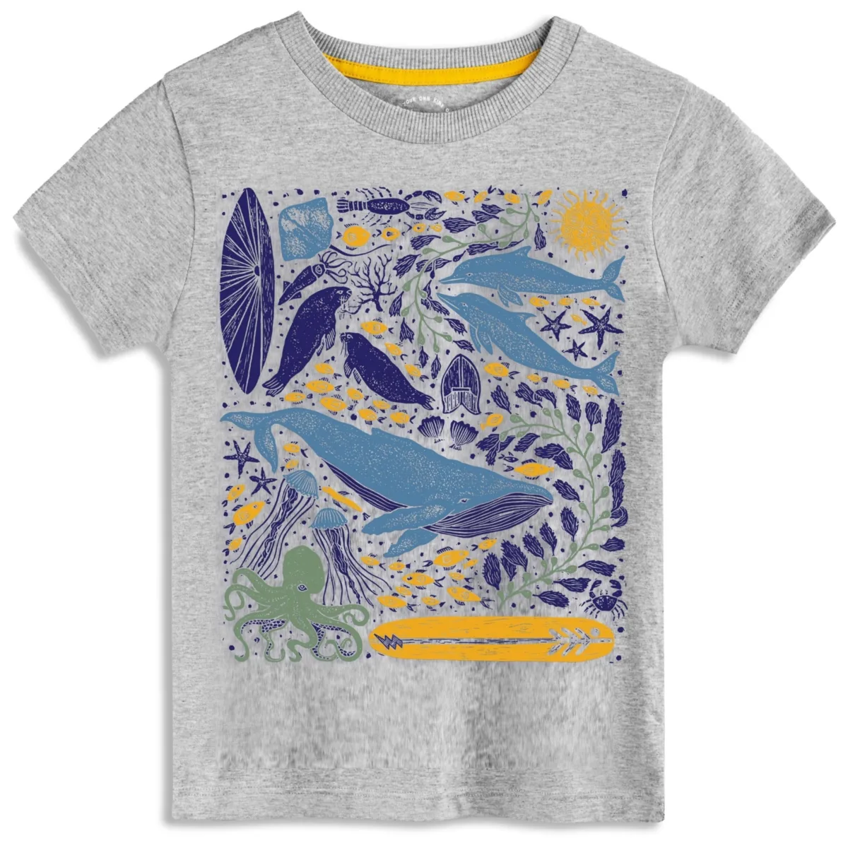 Fair Trade Organic Cotton Graphic Short Sleeve T-Shirt by Mightly