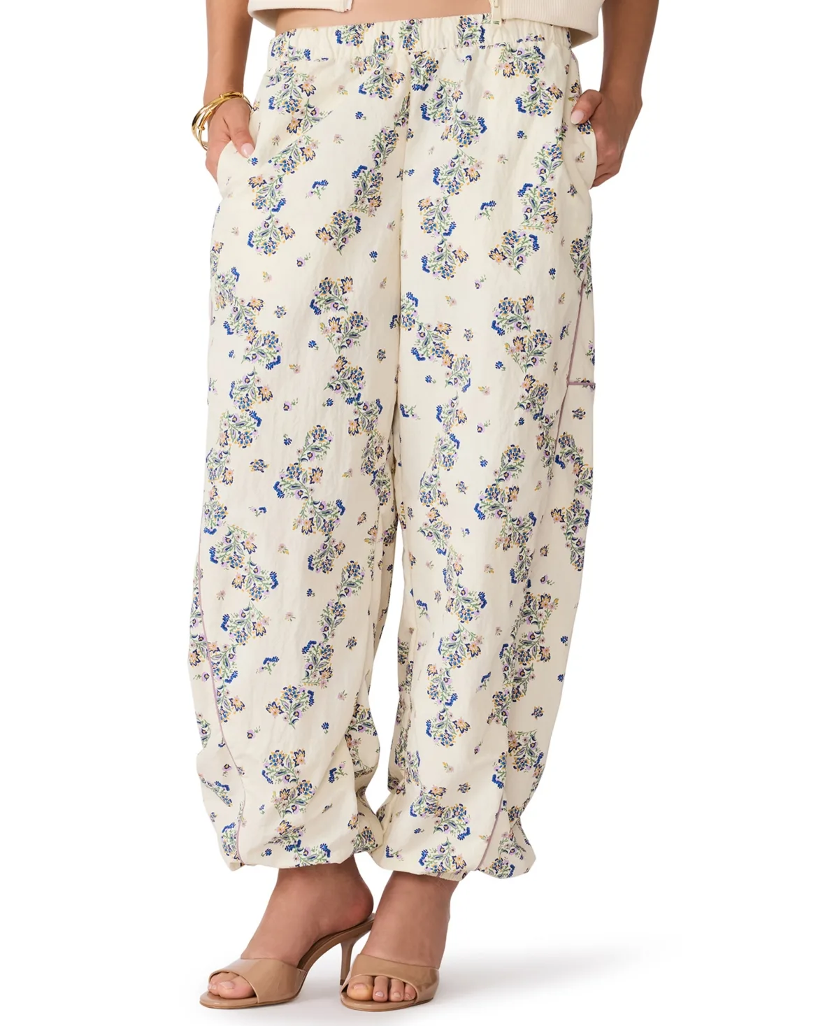 Loreli Pull-On Elastic Waist Wide-Leg Pants by Steve Madden