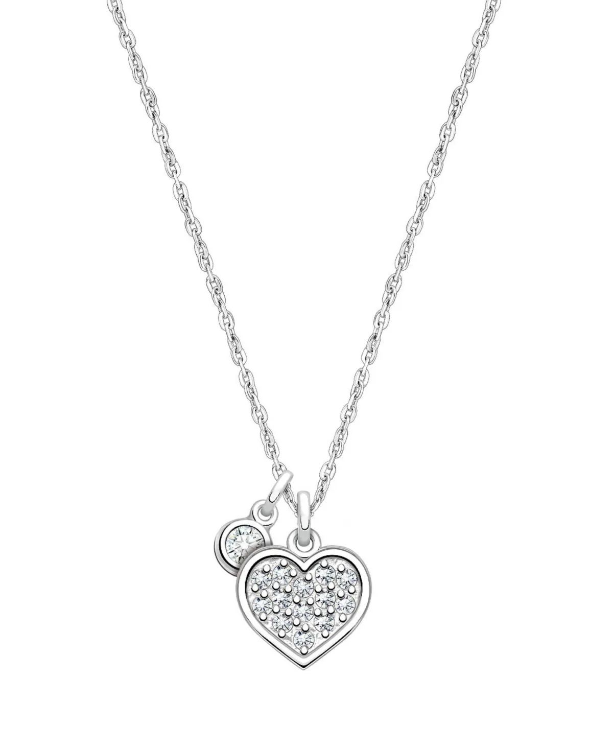 Sterling Silver Oh So Loved Birthstone Necklace 12-14" by Tiny Blessings