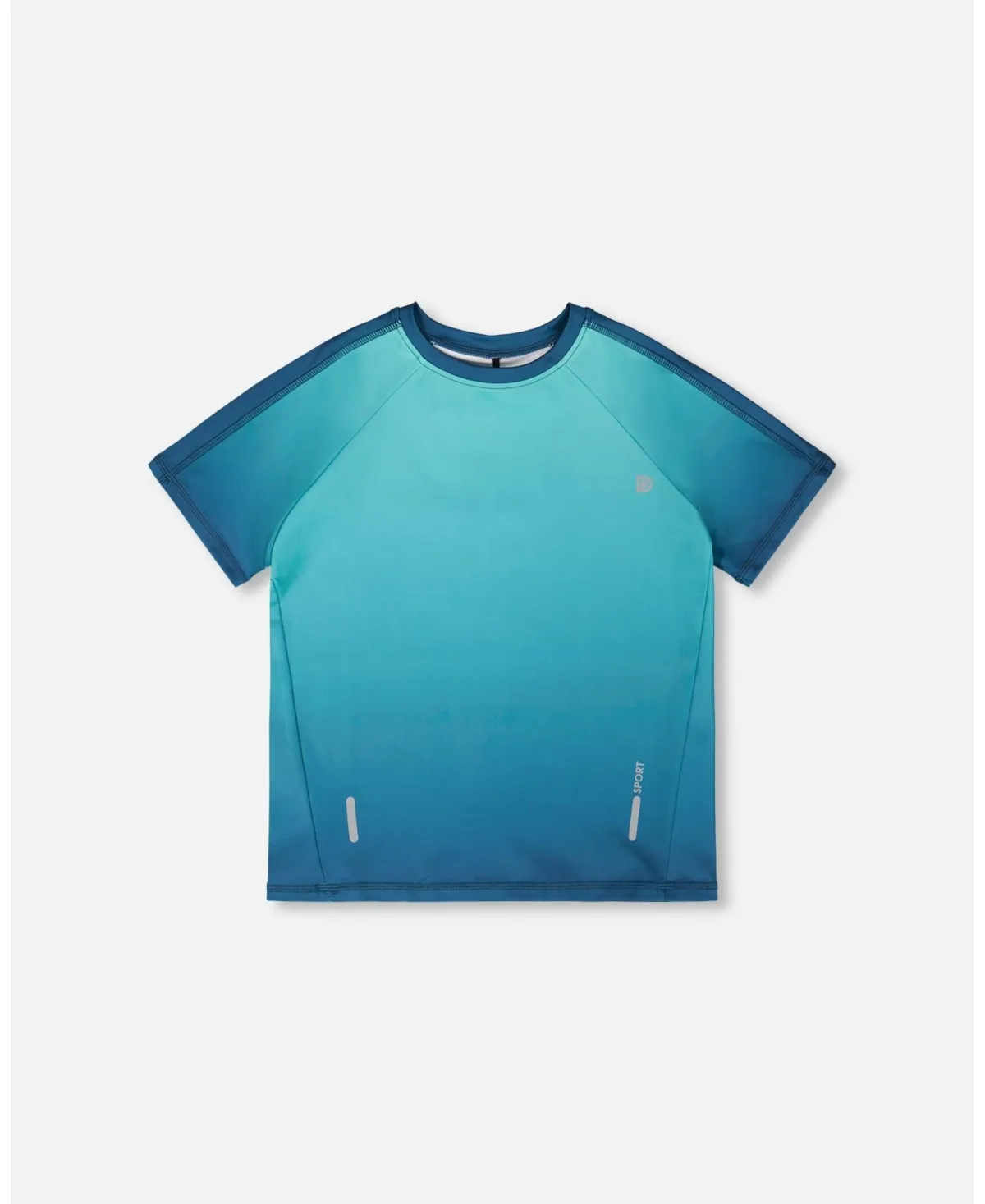 Short Sleeve Athletic Top in Polyester by Deux Par Deux